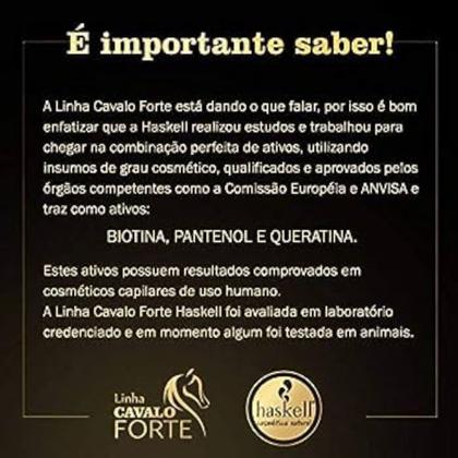 Imagem de Kit Cavalo Forte 1 Leave in 150g 1 Tônico 120ml Haskell