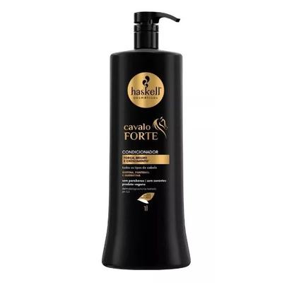 Imagem de Kit Cavalo Forte Haskell Shampoo e Condicionador 1L  Crescimento, Força e Brilho