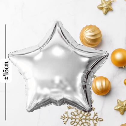 Imagem de Kit Celebração 2026: 4 Balões Metalizados Números 75cm, 2 Estelas 45cm, Balões Garrafa Champanhe e Taça Cheers 100cm