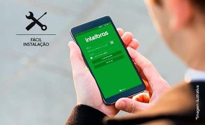 Imagem de Kit Central Alarme Intelbras com 5 Sensores Sem Fio Porta Janela ANM 24 Net Com App Via Celular Residencial Comercial