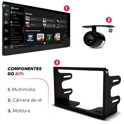 Imagem de Kit Central Multimidia Android 7 Pol Ecosport 2005 2006 2007 2008 2009 2010 2011 2012