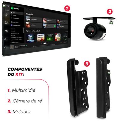 Imagem de Kit Central Multimidia Android 7 Pol Etios 2012 2013 2014 2015 2016 2017 2018 2019 2020 2021