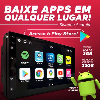 Imagem de Kit Central Multimidia Android 7 Polegadas Siena 2013 2014 2015 2016