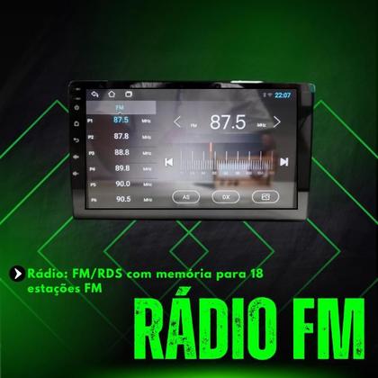 Imagem de Kit Central Multimídia Android 9" CarPlay Câmera Ré TV Digital 1-SEG Moldura Onix 2012/2019