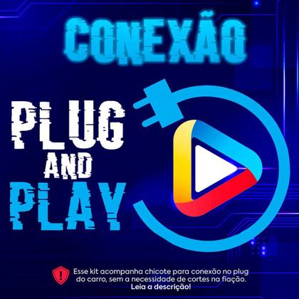 Imagem de Kit Central Multimidia Android Auto Hb20 2020 2021 2022 2023 2024 9 Polegadas Youtube Spotify Waze