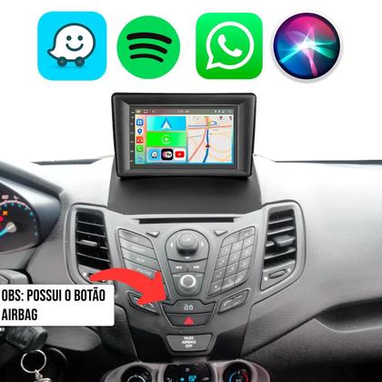 Imagem de Kit Central Multimídia Android CarPlay Ford Fiesta Mexicano 2010 a 2013 GPS Câmera