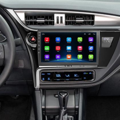 Imagem de Kit Central Multimídia Android Corolla 2018 2019 9 Polegadas Tv Online GPS Bluetooth WiFi USB Rádio