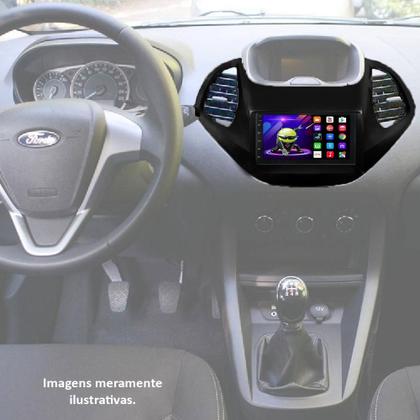 Imagem de Kit Central Multimídia Android Ford Ka 2015 2016 2017 Com Computador de Bordo Sync 7 Polegadas GPS