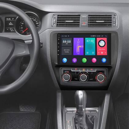Imagem de Kit Central Multimídia Android Jetta 2012 2013 2014 2015 2016 2017 9 Polegadas Tv Online GPS
