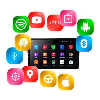Imagem de Kit Central Multimídia Android Sentra 2014 2015 2016 2017 2018 2019 2020 9 Polegadas Tv Online GPS