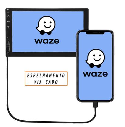 Imagem de Kit Central Multimídia COBALT Mp5 / Mp8 + Moldura + Câmera + TV