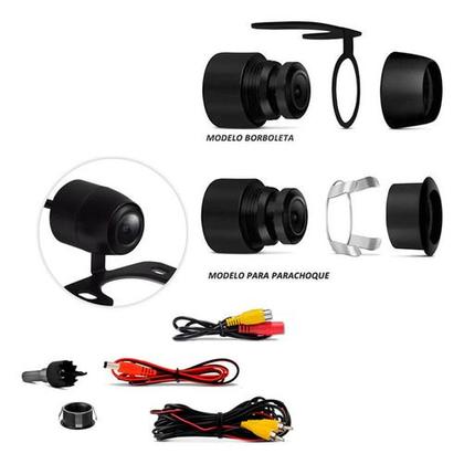 Imagem de Kit central multimidia mp5 7 pol câmera de ré duster kwid oroch captur logan sandero 2011 a 2020