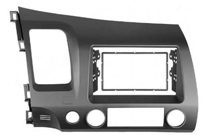 Imagem de Kit central multimidia mp5 7 pol com moldura honda civic 2007 a 2011