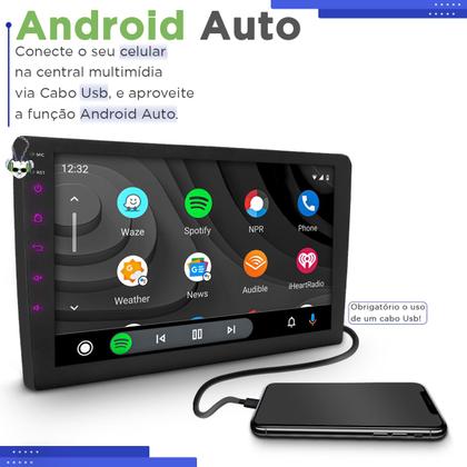 Imagem de Kit Central Multimidia Mp5 9 Polegadas Apple Carplay Android