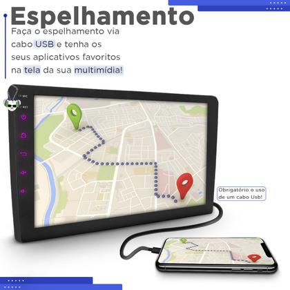 Imagem de Kit Central Multimidia Mp5 9 Polegadas Apple Carplay Android