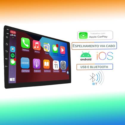 Imagem de Kit Central Multimidia Mp5 9 Polegadas com câmera Android Integrado