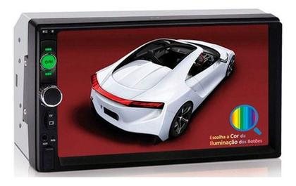 Imagem de Kit central multimidia mp5 com moldura gol voyage saveiro 2008 a 2012