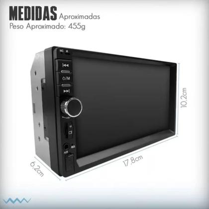 Imagem de Kit Central Multimidia Mp5 Fiat Palio Siena Strada 1996/2003