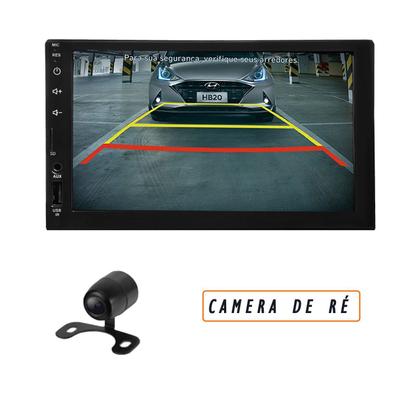 Imagem de Kit Central Multimidia MP5 Gol G7 + Moldura + Camera Espelhamento Ios E Android