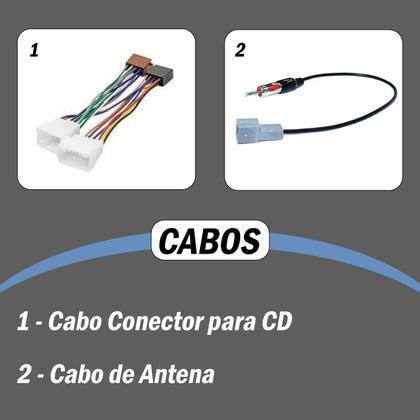 Imagem de Kit Central Multimídia MP5/MP8 Button 7 Polegadas - Hyundai Tucson