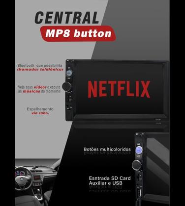 Imagem de Kit Central Multimídia MP5/MP8 Button 7 Polegadas - Hyundai Tucson