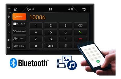 Imagem de Kit central multimidia roadstar 7 pol rs708br prime carplay onix 2013 a 2018 cobalt 2011 a 2015