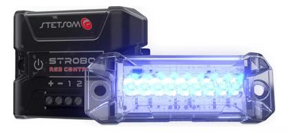 Imagem de Kit Central Strobo 4 Farois Som Automotivo Com Led Cores Rgb