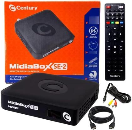 Imagem de Kit Century Midiabox B7 Receptor Digital Antena Ku LNBF Cabo 15 m