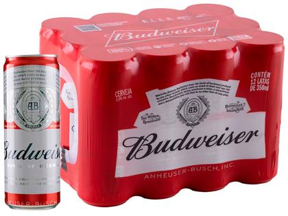 Imagem de Kit Cerveja Budweiser American Lager 48 Unidades 
