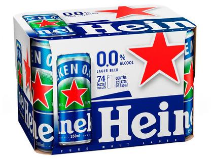 Imagem de Kit Cerveja Heineken Lager sem Álcool Puro Malte