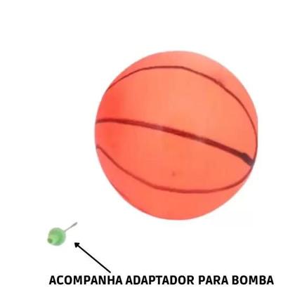 Imagem de Kit Cesta De Basquete Infantil Tabela Bola e Bico inflador