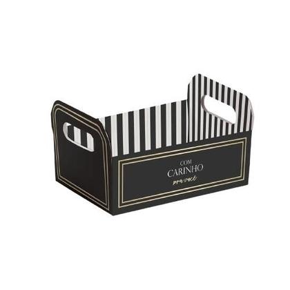 Imagem de Kit Cesta Laço Fecho Saco 45x59 1 Un Cromus