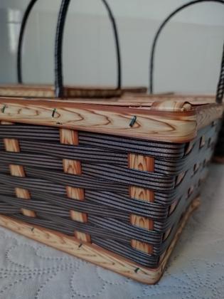 Imagem de Kit cesta para presente natal aniversário café da manhã artesanal