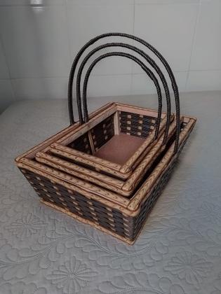 Imagem de Kit cesta para presente natal aniversário café da manhã artesanal