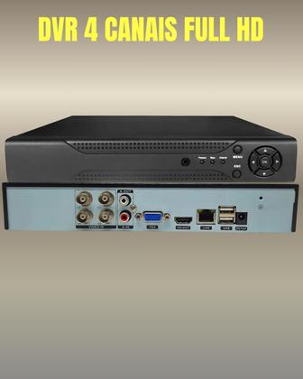 Imagem de Kit Cftv 2 Câmeras Segurança Full Hd 1080p Dvr Full hd 4ch