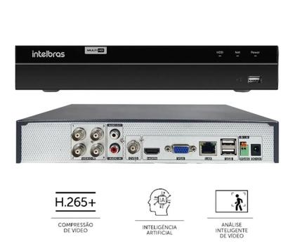 Imagem de Kit Cftv 4 Câmeras 1120b Full Hd Dvr Intelbras Mhdx