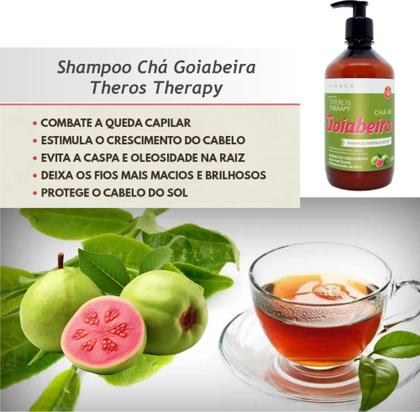 Imagem de Kit Chá de Goiabeira Theros Therapy Crescimento Capilar e antiqueda - Fortalecedor Capilar