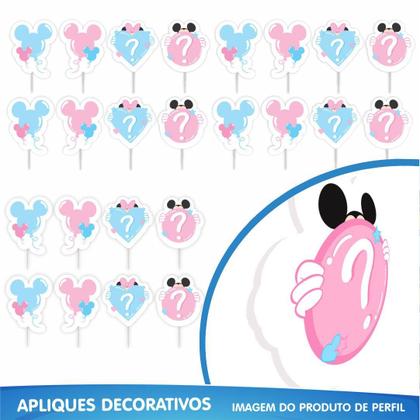 Imagem de Kit Chá Revelação 39 Itens Painel + Enfeites + Faixa