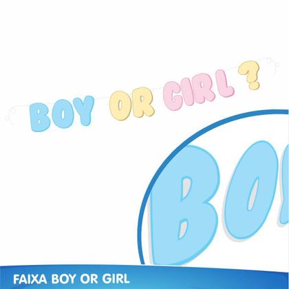 Imagem de Kit Chá Revelação 39 Itens Painel + Enfeites + Faixa