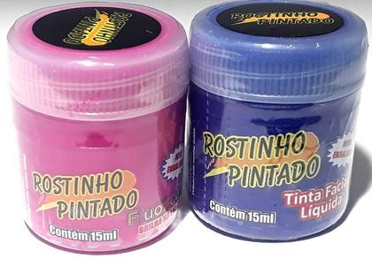 Imagem de Kit Chá Revelação Pó Colorido Para Bexigas Azul E Rosa