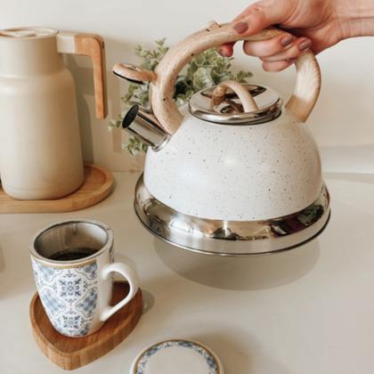Delta Express ソフビ＋LPセット Kit Chaleira com Apito Fundo de Indução com Cafeteira Italiana de