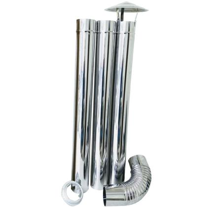 Imagem de Kit Chaminé Adams Galvanizado