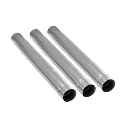 Imagem de Kit Chaminé Para Fogão A Lenha 3 Canos 1m + Joelho + Chapéu Galvanizado 115mm Nº2 - Hedlund