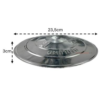 Imagem de Kit Chaminé Para Fogão A Lenha 3 Canos 1m + Joelho + Chapéu Galvanizado 115mm Nº2 - Hedlund