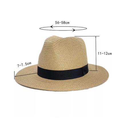 Imagem de Kit Chapéu Palha ABA MÉDIA + Bolsa GOLD Tote Alça Grande Praia Feminino 1016