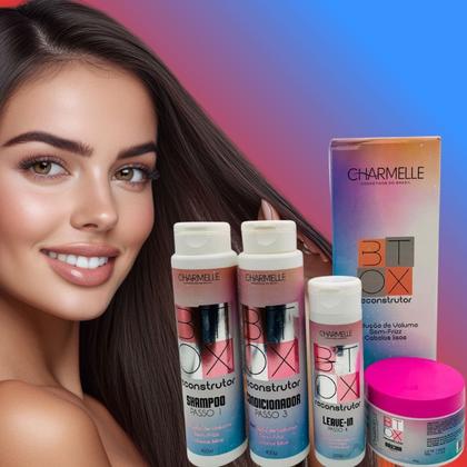 Imagem de Kit Charmelle BTox Reconstrutor Sem Frizz e Nutrição Profunda