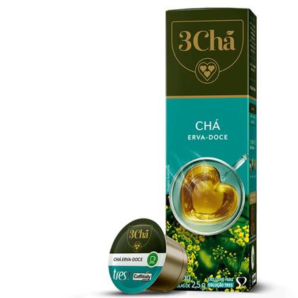 Imagem de Kit Chás TRES 3 Corações 4 Sabores  40 Cápsulas 140g