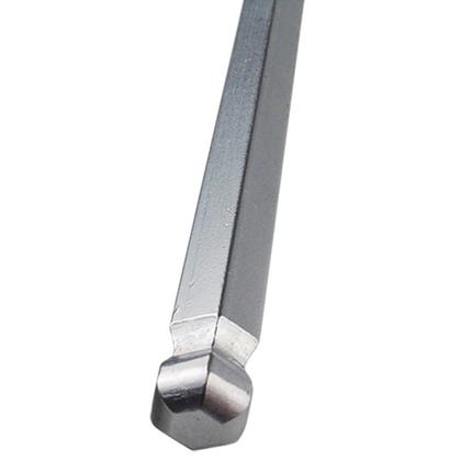 Imagem de Kit Chave Allen Abaulada Brasfort Longa 9 Peças 1.5 Mm A 10 Mm