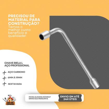 Imagem de Kit Chave Biela L MM Aço Carbono Mecânico Monte o Seu