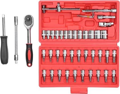 Imagem de Kit chave combinada 46 peças profissional ferramentas catrac